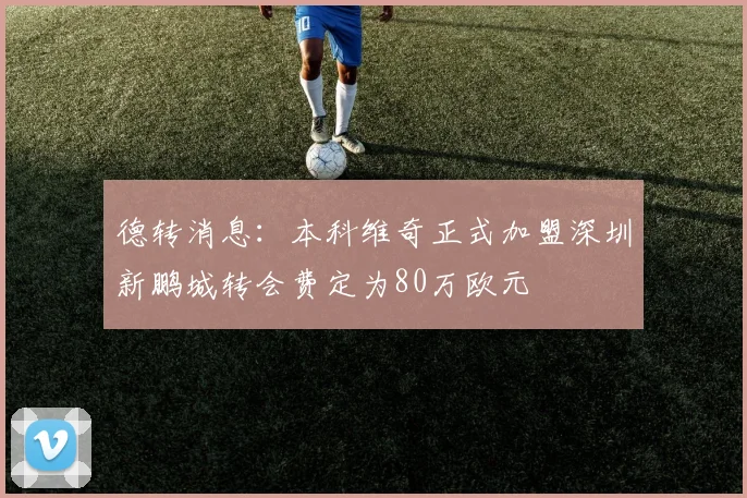 德转消息：本科维奇正式加盟深圳新鹏城转会费定为80万欧元
